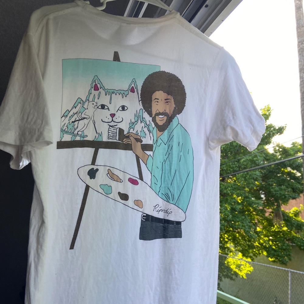 Ripnndip Bob Ross Tshirt